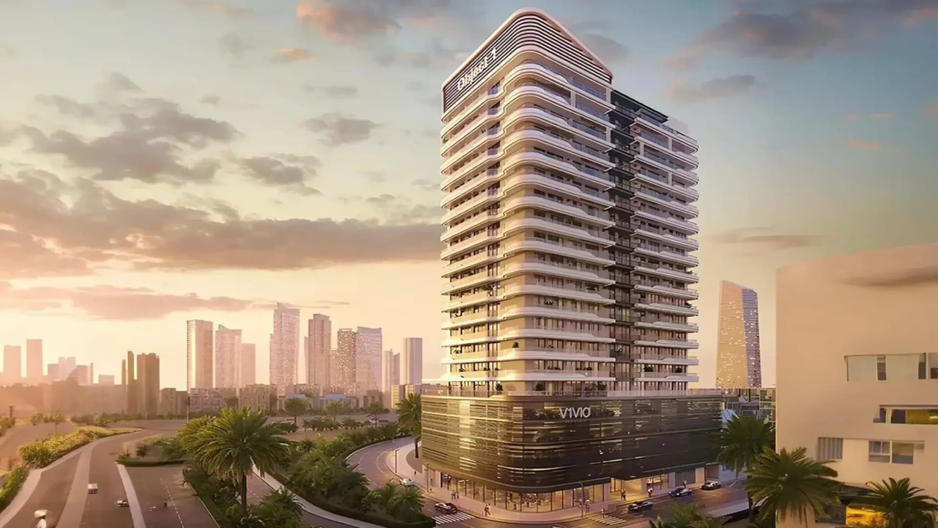 V1V1D Tower by Object 1 in JVT (Jumeirah Village Triangle), Dubai