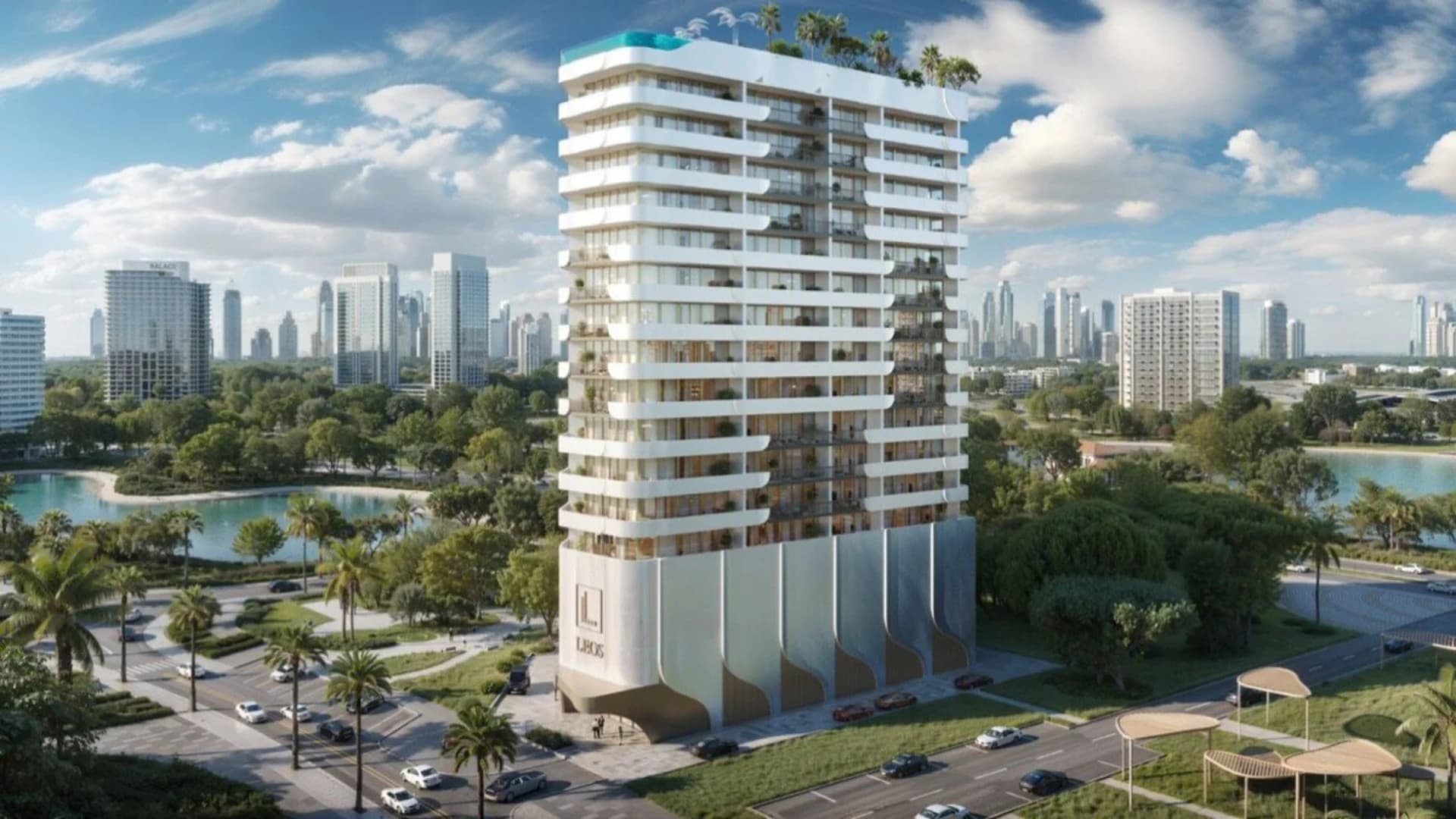 Weybridge Gardens 5 by LEOS in Dubai Land Residence Complex, Dubai