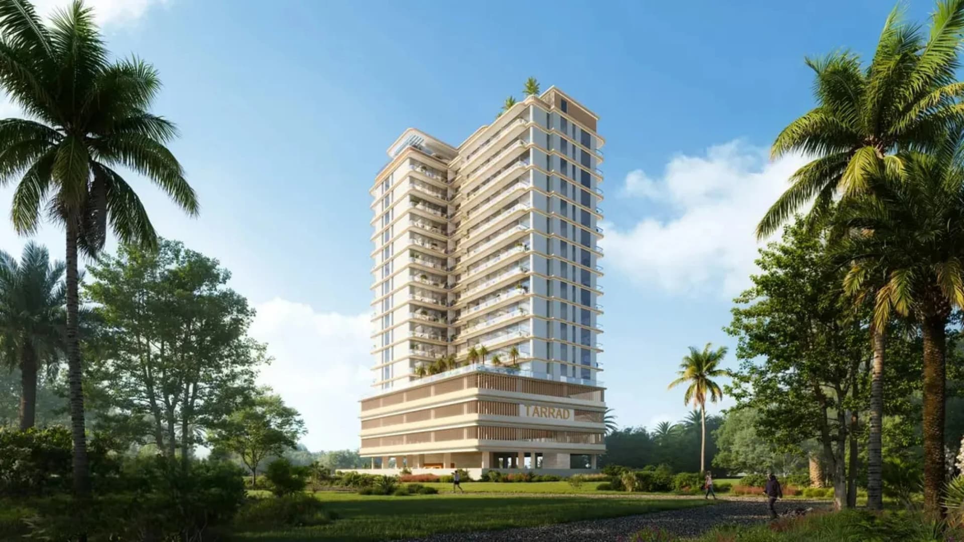 Celesto Tower by Tarrad Development in Dubai Residence Complex, Dubai