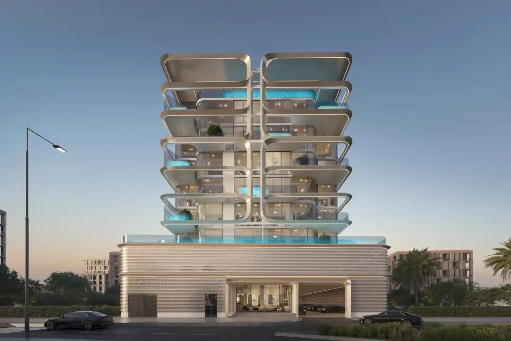 Vue Dorée by Crystal Bay Development in Palm Deira, Dubai