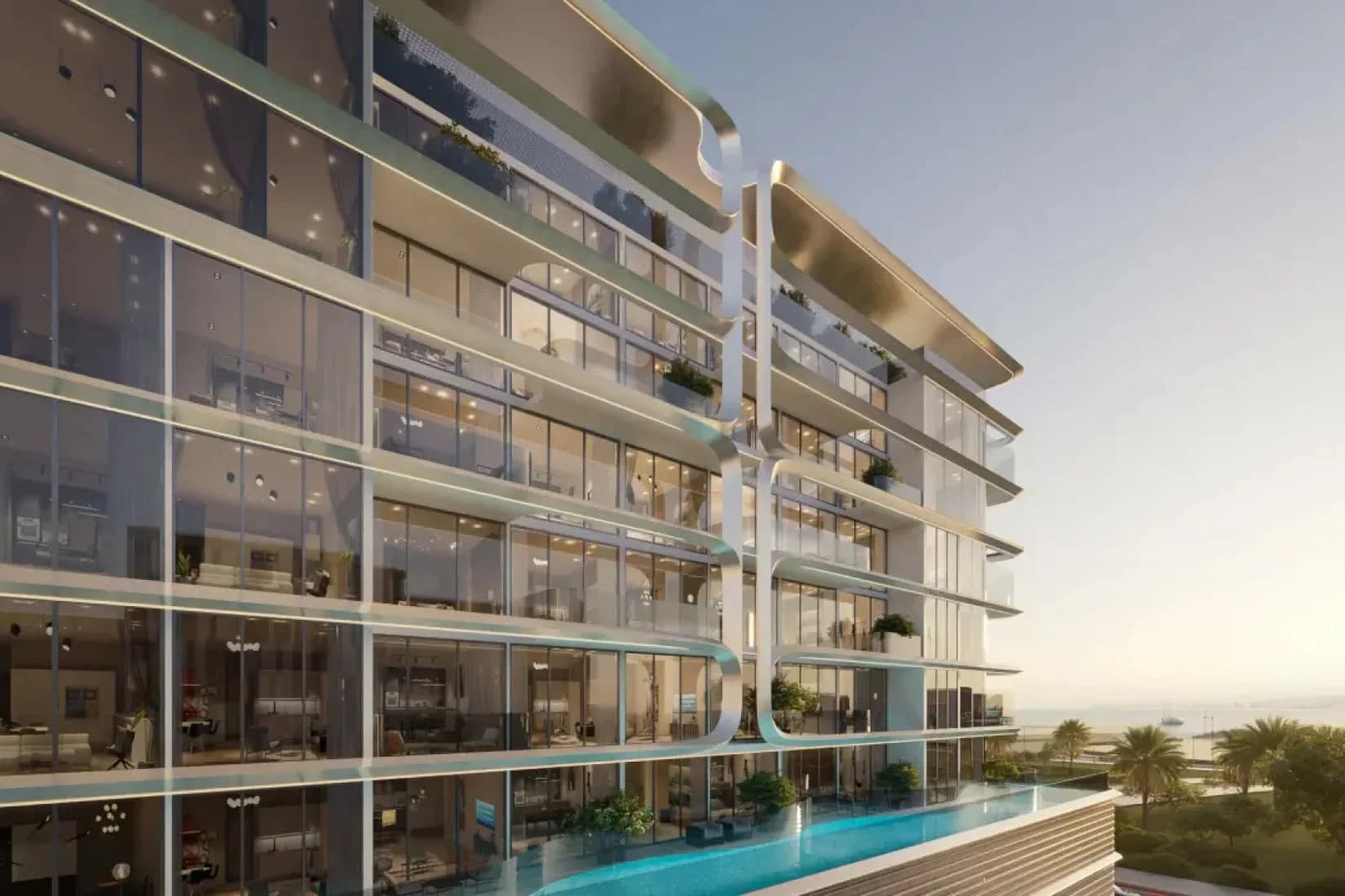 Vue Dorée by Crystal Bay Development in Palm Deira, Dubai