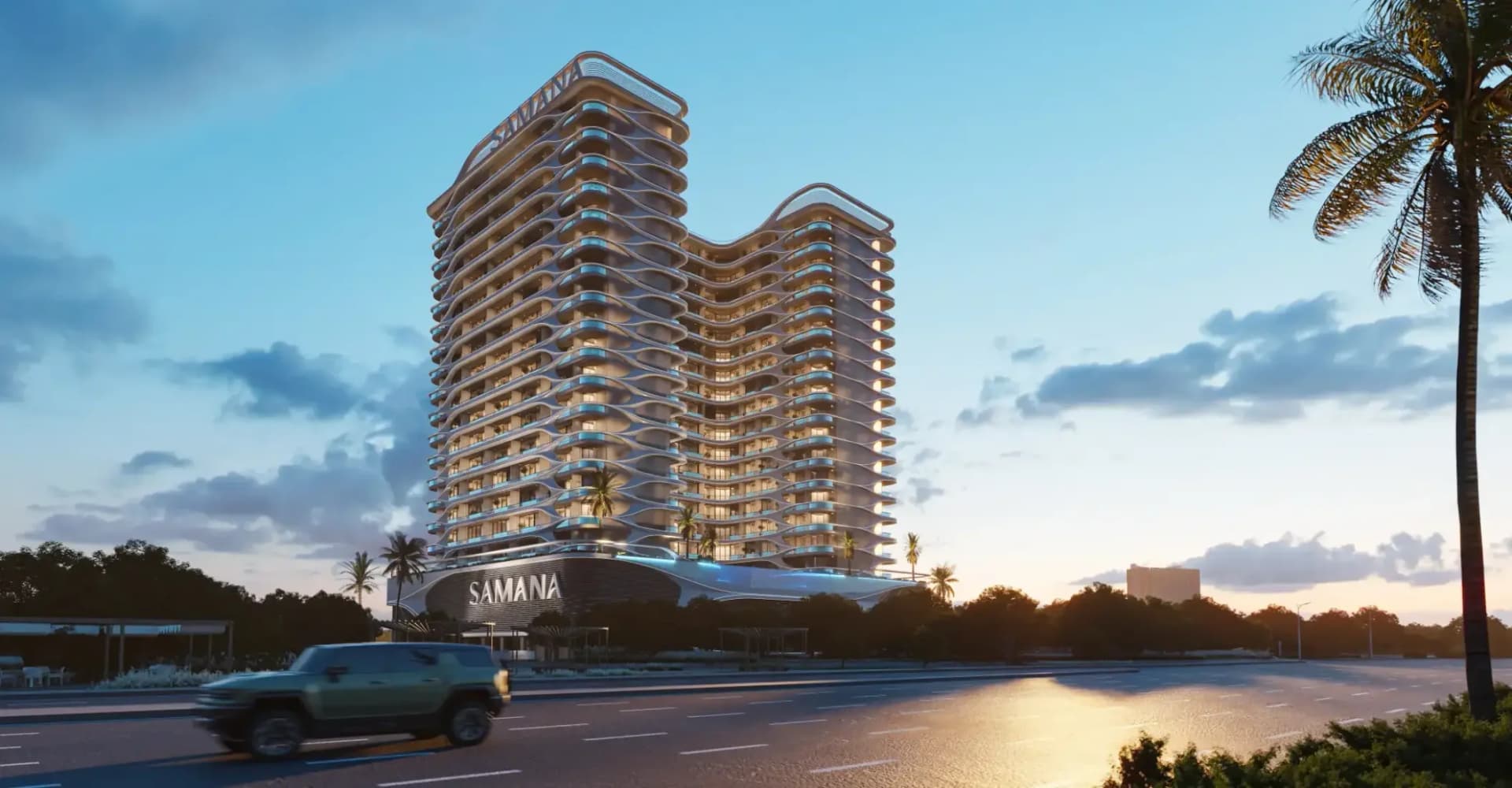 Samana Boulevard Heights by Samana in Dubai Land Residence Complex, Dubai