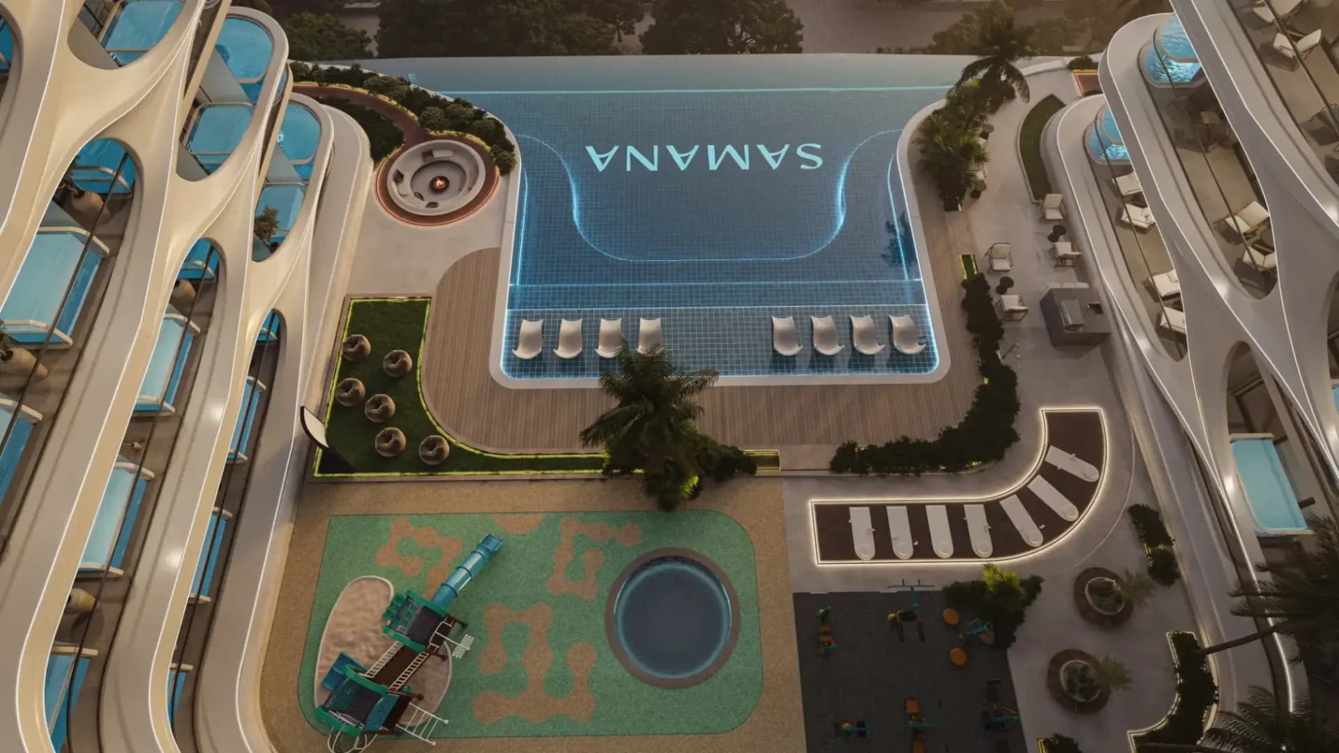 Samana Boulevard Heights by Samana in Dubai Land Residence Complex, Dubai