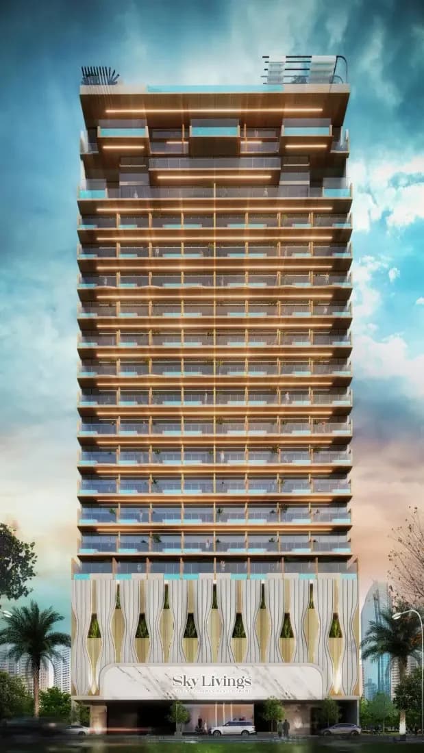 Sky Livings by Peace Home Development in JVC (Jumeirah Village Circle), Dubai