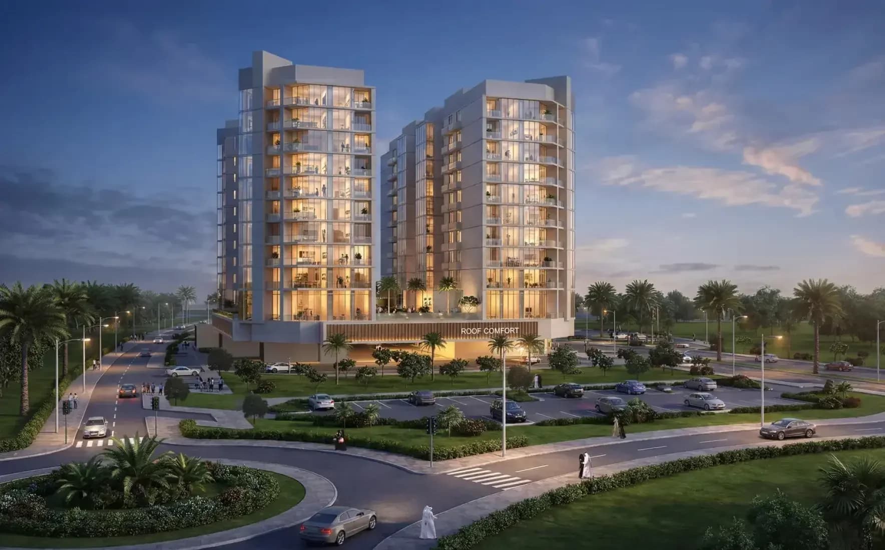 Comfort by Roof by Roof Enterprises & Development in Dubai Land Residence Complex, Dubai