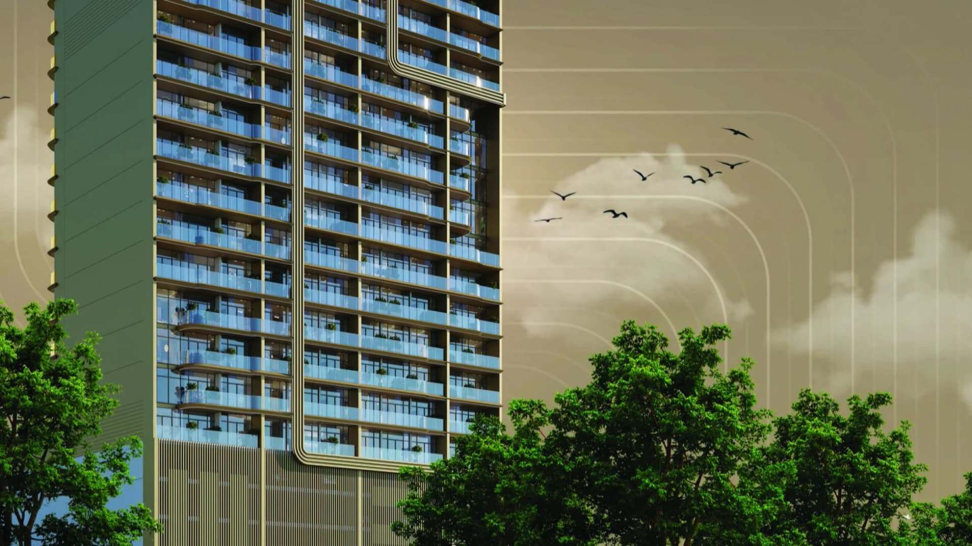 Floarea Skies by Golden Bridge in JVC (Jumeirah Village Circle), Dubai