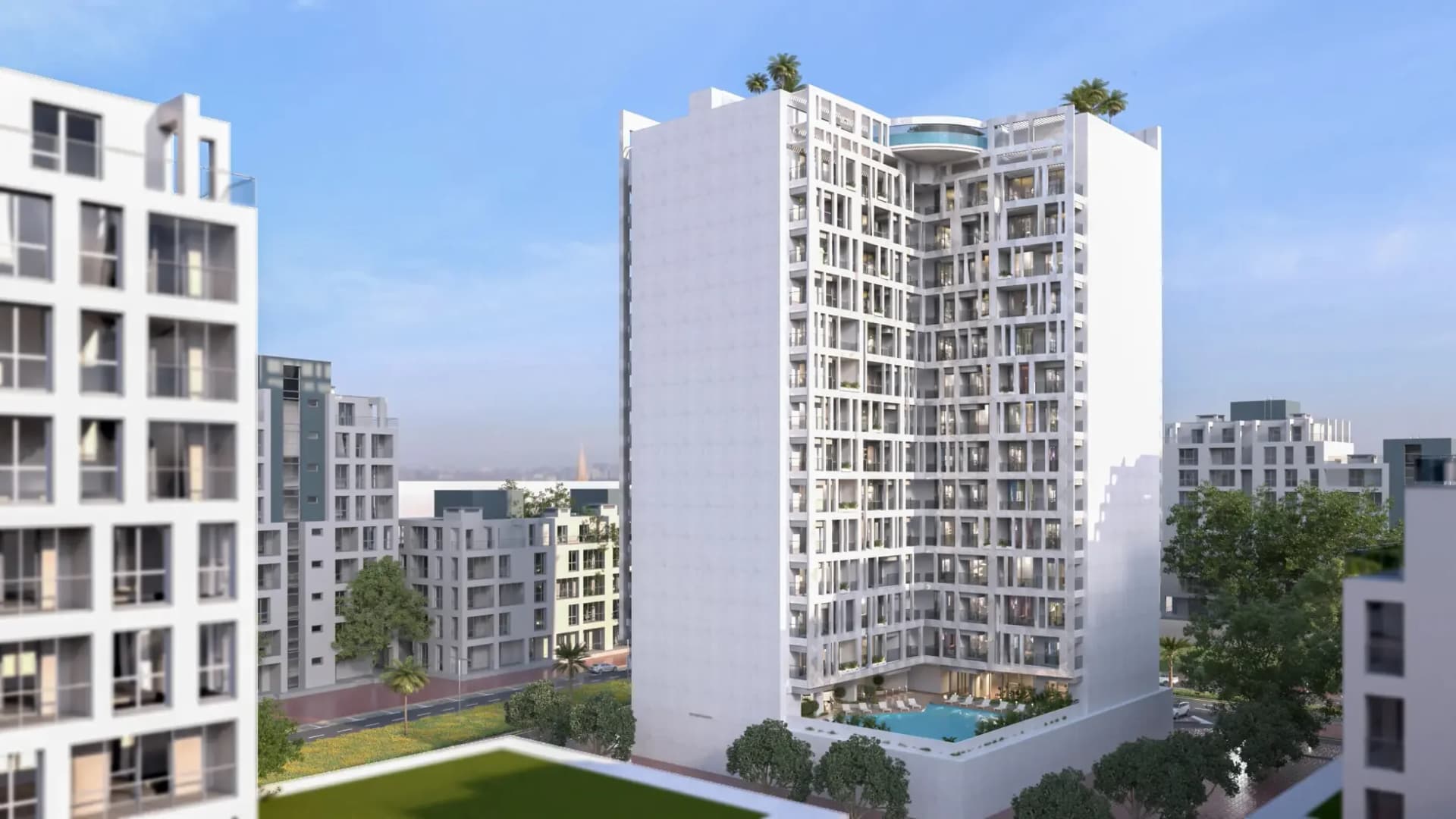 Sky Suites by Peace Home Development in JVC (Jumeirah Village Circle), Dubai
