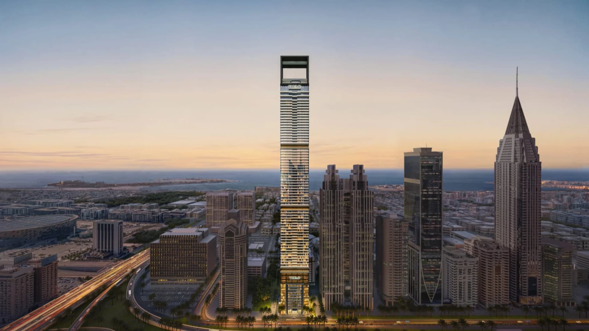 Trump International Hotel & Tower Dubai by Dar Al Arkan in Trade Center First(I), Dubai