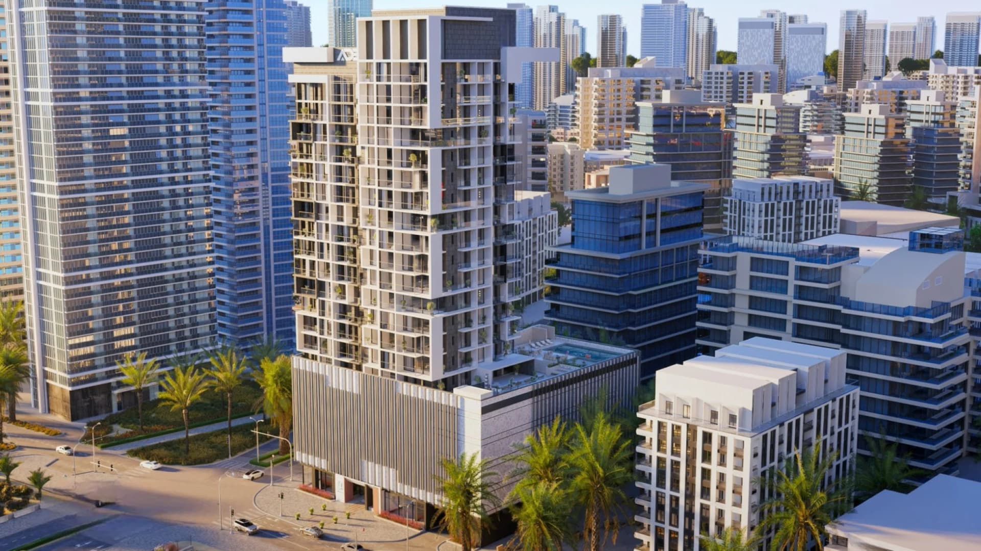Greygate Residences by ADE Properties in JVC (Jumeirah Village Circle), Dubai