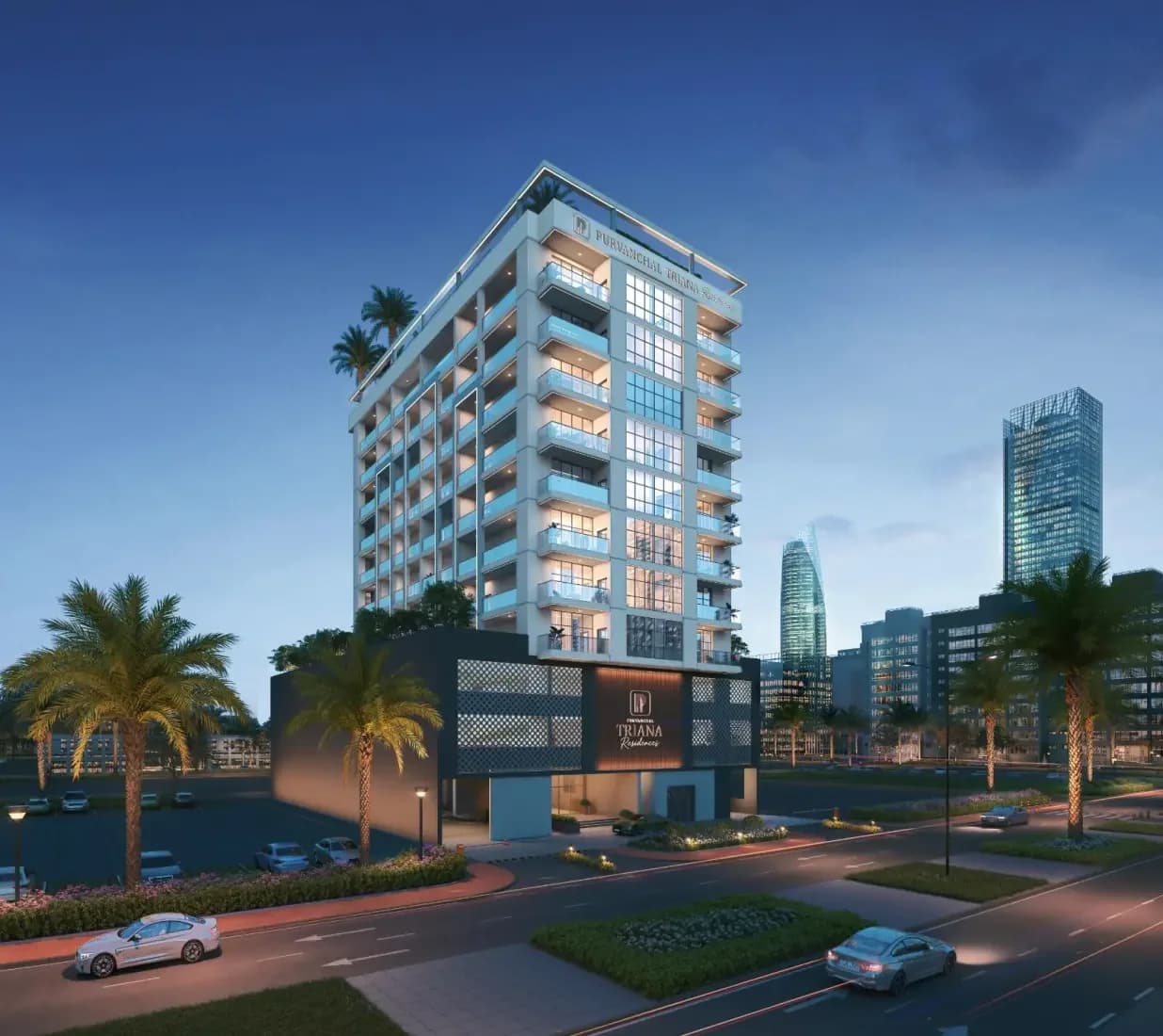 Purvanchal Triana Residences by Purvanchal Real Estate in Jumeirah Garden City, Dubai