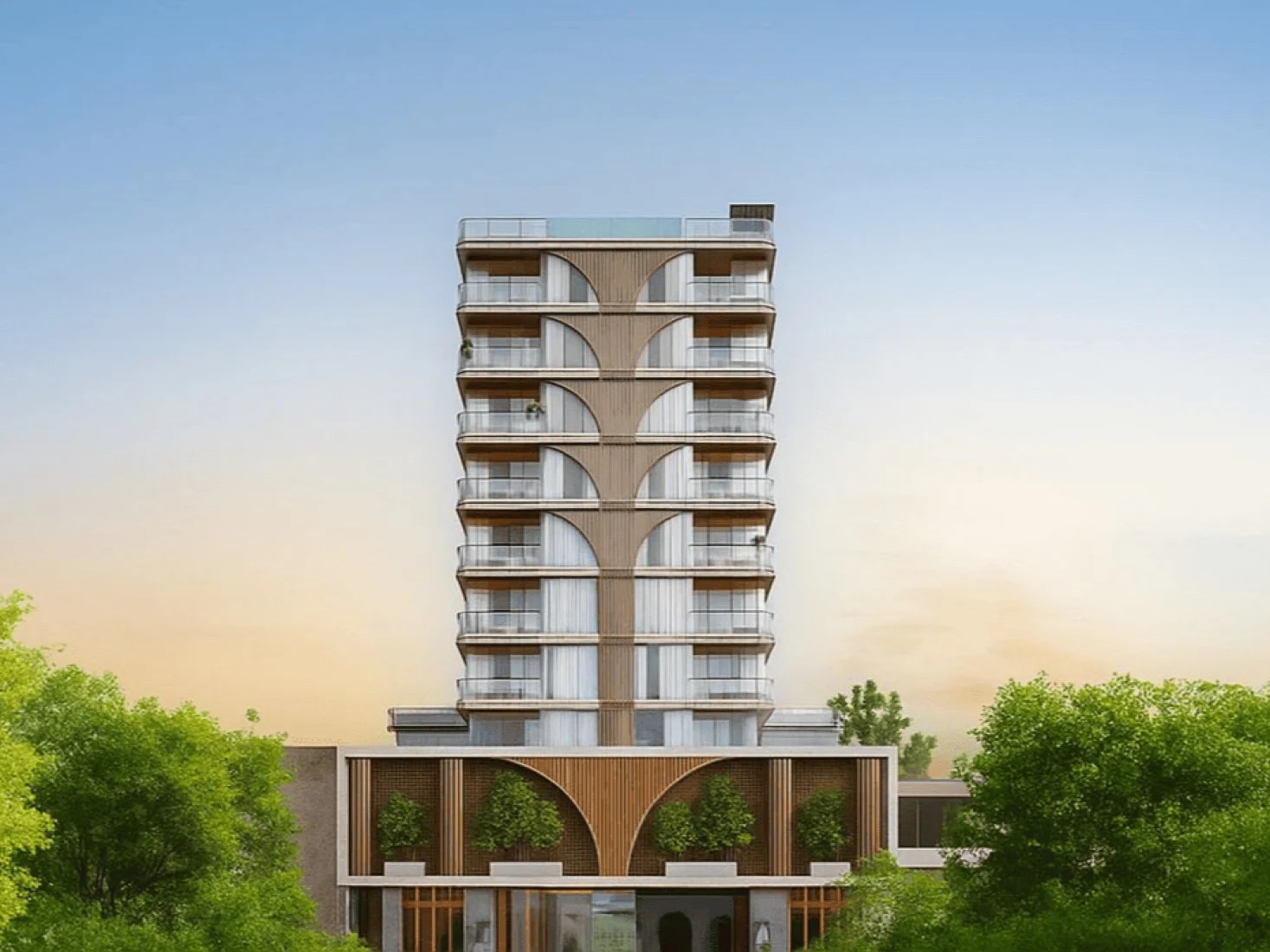 Whitestone Residence by Axiom Prime Real Estate in Jumeirah Garden City, Dubai
