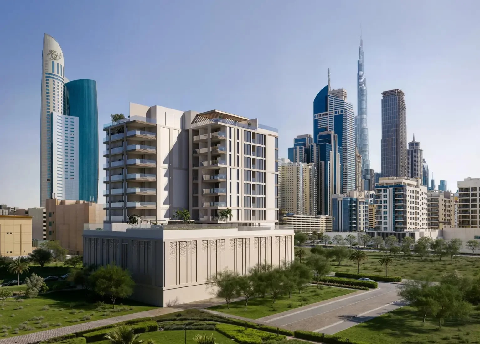 The Elysian Residence by Evolutions in Jumeirah Garden City, Dubai
